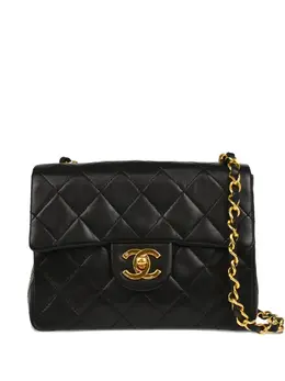 CHANEL Pre-Owned: Чёрная сумка 