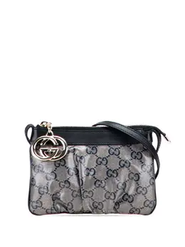 Gucci Pre-Owned: Чёрная сумка через плечо 