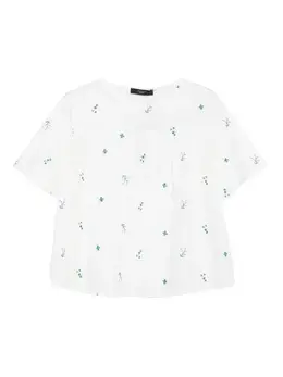 Weekend Max Mara: Топ с растительным принтом 