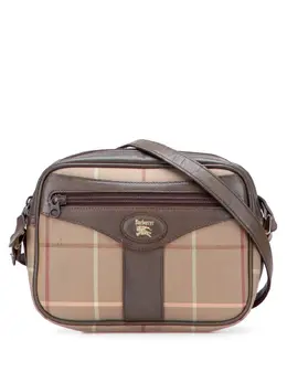 Burberry Pre-Owned: Коричневая сумка через плечо 