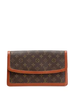 Louis Vuitton Pre-Owned: Коричневый клатч 