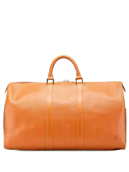 Louis Vuitton Pre-Owned: Коричневая дорожная сумка 