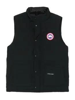 Canada Goose: Чёрный жилет  Freestyle