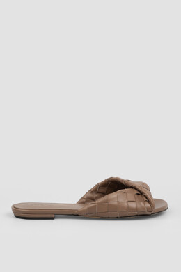 Bottega Veneta: Светлые сабо 