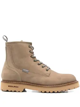 Woolrich: Бежевые ботинки 