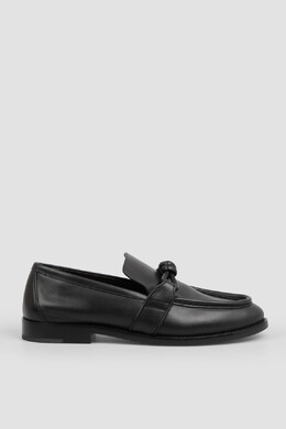 Bottega Veneta: Чёрные лоферы 