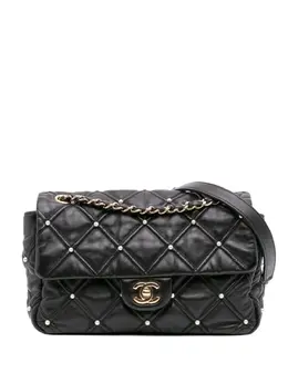 CHANEL Pre-Owned: Чёрная сумка 