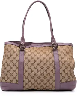 Gucci Pre-Owned: Коричневая сумка-шоппер 