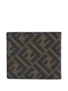 FENDI: Коричневый кошелёк  FF
