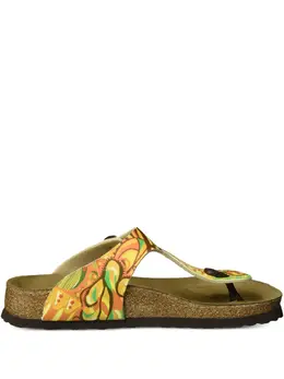 Birkenstock: Жёлтые сандалии  Gizeh