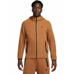 NIKE: Коричневая толстовка 