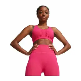 PUMA: Розовый топ 