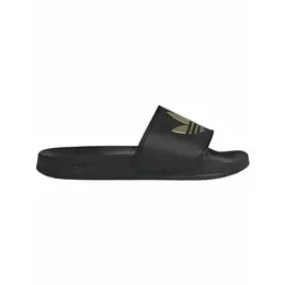 adidas: Чёрные шлёпанцы  Adilette Lite