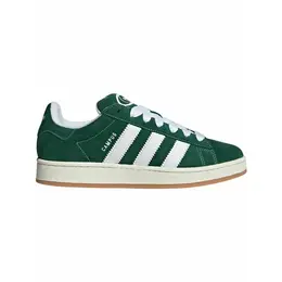 adidas: Зелёные кроссовки  Campus