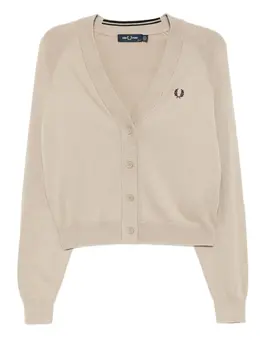 Fred Perry: Бежевый кардиган 
