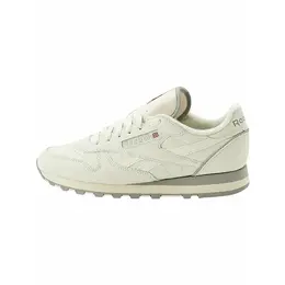Reebok: Бежевые кроссовки  Classic Leather
