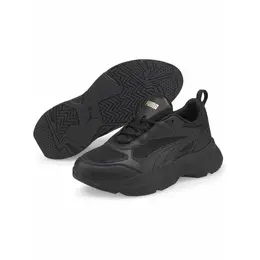 PUMA: Чёрные кроссовки 