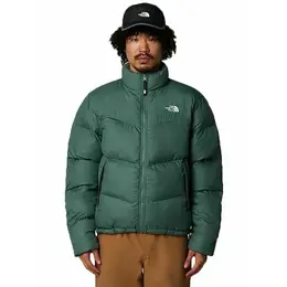 The North Face: Зелёная куртка 