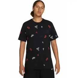 NIKE: Чёрная футболка 