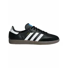adidas: Чёрные кроссовки  Samba