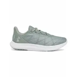 Under Armour: Зелёные кроссовки  Charged