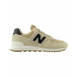 New Balance: Бежевые кроссовки  574