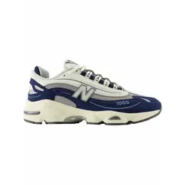 New Balance: Синие кроссовки 