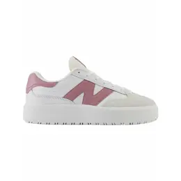 New Balance: Белые кеды 