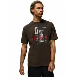 NIKE: Коричневая футболка  Reissue