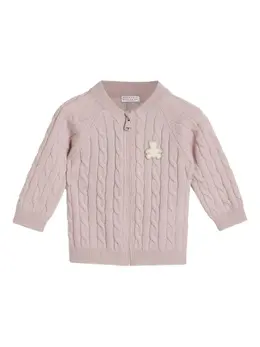 Brunello Cucinelli Kids: Трикотажный кардиган 