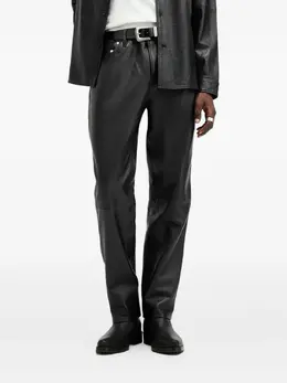 AllSaints: Кожаные брюки 