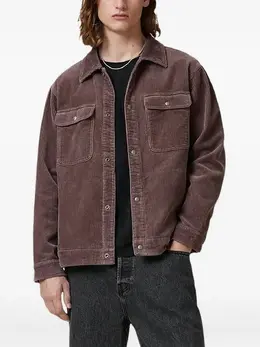 AllSaints: Коричневая рубашка 