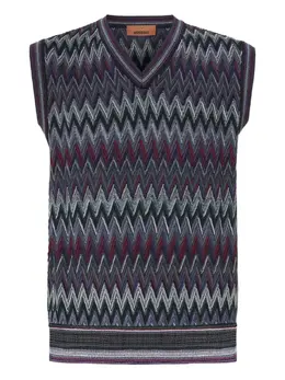 Missoni: Свитер с v-образным вырезом 