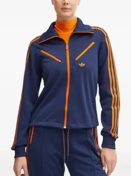 adidas: Голубая куртка 