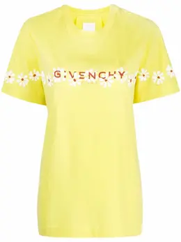 Givenchy: Футболка с растительным принтом 
