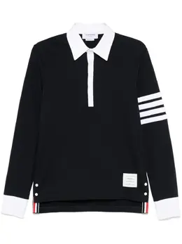 Thom Browne: Поло  4-Bar в полоску