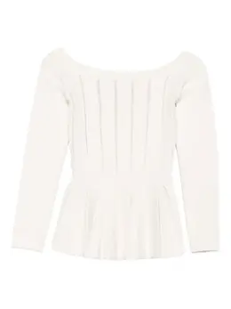 Elisabetta Franchi: Топ с открытыми плечами 