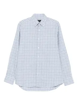 Brioni: Рубашка из фланели 