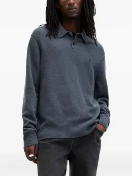 AllSaints: Поло с длинным рукавом 