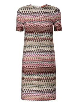 Missoni: Платье с коротким рукавом 
