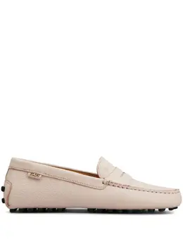 Tod's: Светлые лоферы 
