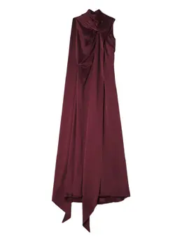 Lanvin: Бордовый комбинезон 