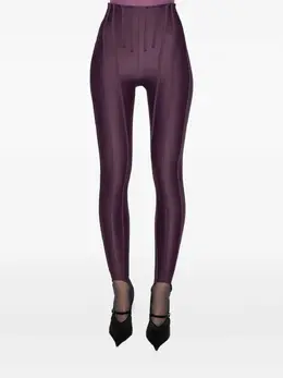Mugler: Тёмные легинсы 