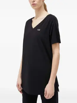 Ea7 Emporio Armani: Футболка с блёстками 