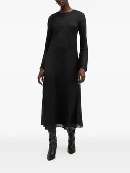 AllSaints: Расклешённое платье 