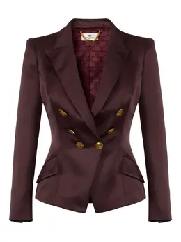 Elisabetta Franchi: Двубортный жакет 