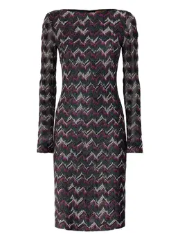 Missoni: Платье с длинным рукавом 