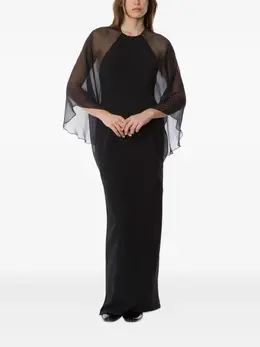 Alberta Ferretti: Шифоновый плащ 