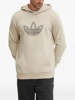 adidas: Бежевая толстовка 