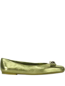 Ferragamo: Зелёные лоферы 